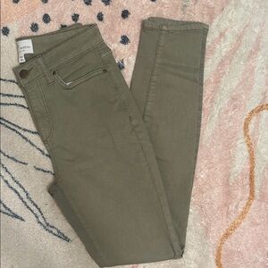 Daily Ritual Women's Skinny Jeans in Olive